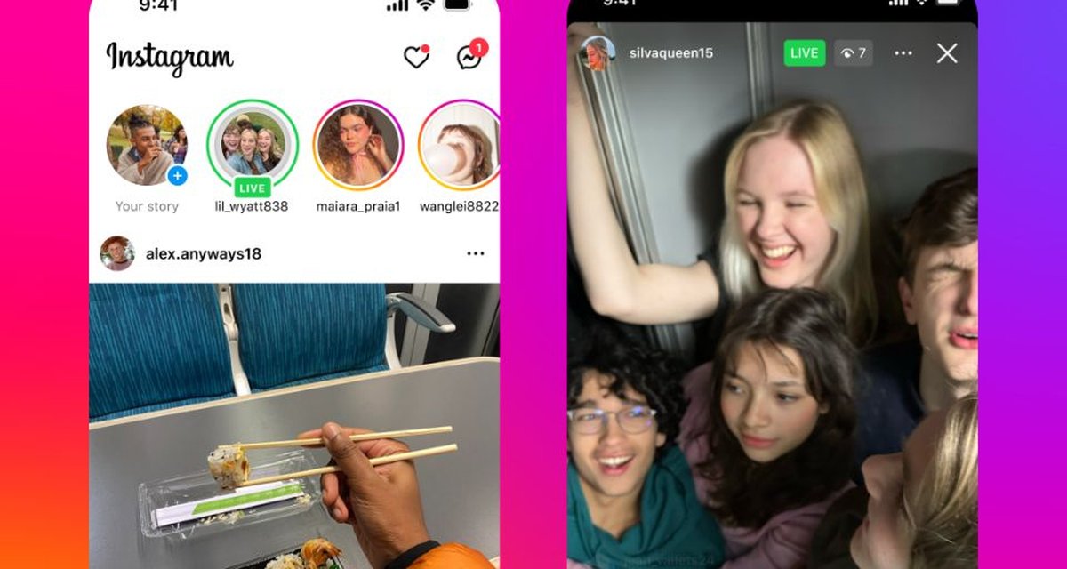 Instagram agora permite abrir lives somente para Amigos Próximos